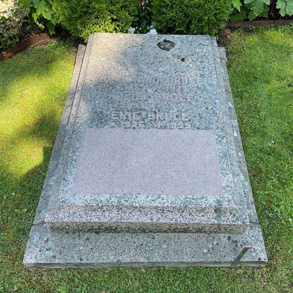 Bernhard Bruce i gruppen V�rmland / S�ffle / By kyrkog�rd hos Kyrkog�rdsvandring (0104 0024-25)